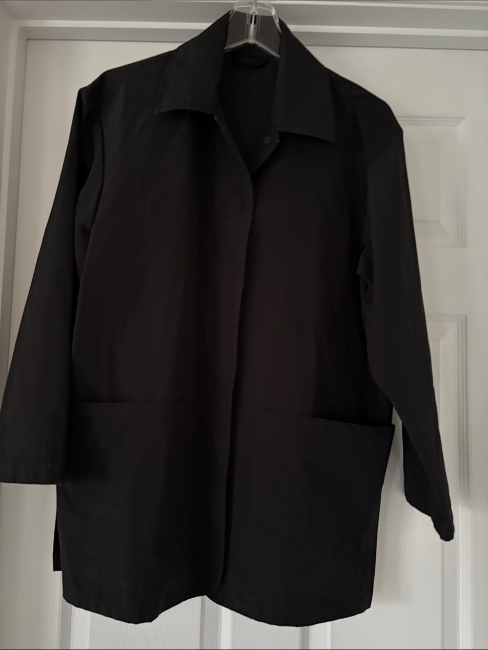Bottega Veneta Black Single-Breasted short Trench Coat- NFS do not buy.